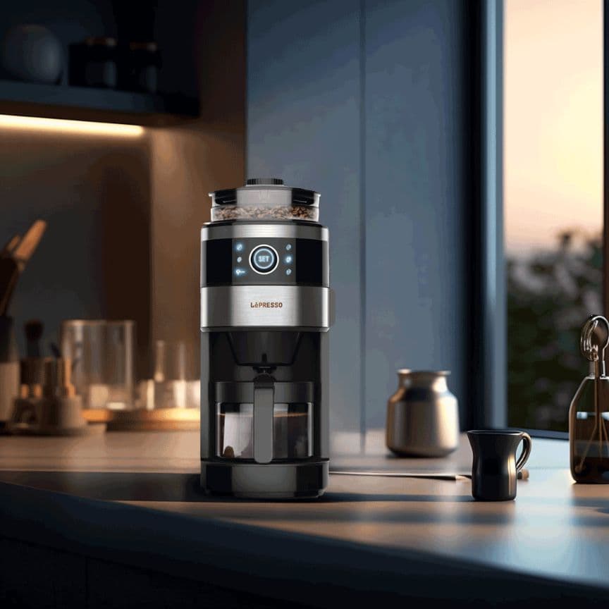 قهوه ساز و آسیاب قهوه لپرسو LePresso Bean Grinder Coffee Brewing — تصویر ۳