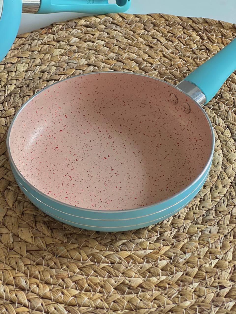 ماهیتابه گرانیتی پاستیلی سایز 14- رنگ آبی — تصویر ۲