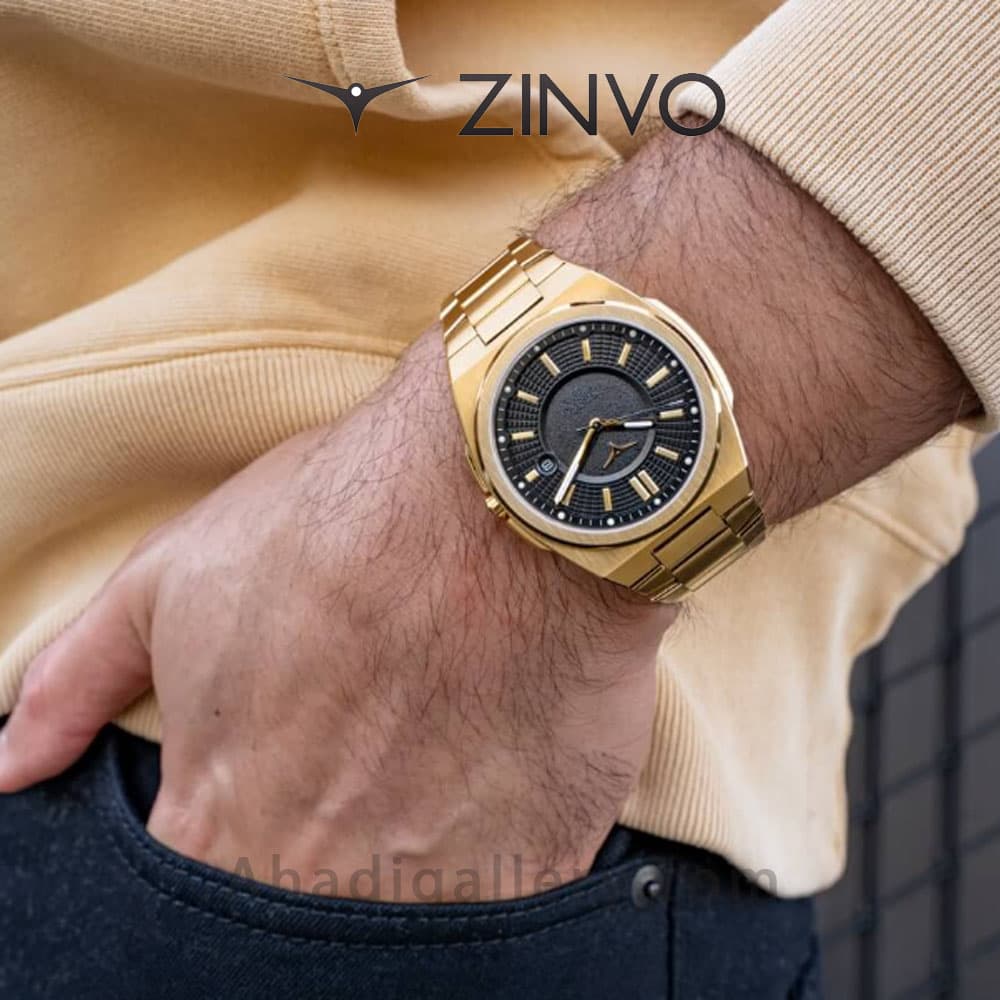 ساعت مچی زینوو مدل RIVAL GOLD — تصویر ۴