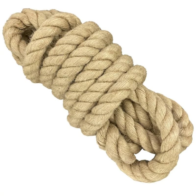 نخ کنف 10میل ضخیم طنابی (بسته 500 گرمی)(متراژ حدود 16.5 متر)