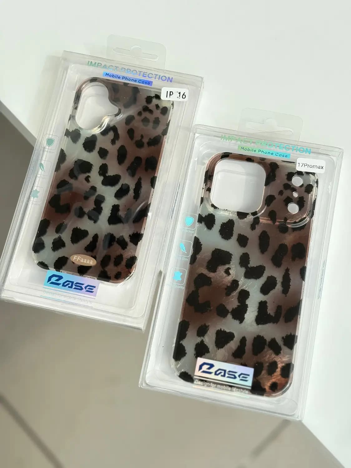 قاب گوشی آیفون FFaaaa Panther SHEIN پلنگی — تصویر ۳