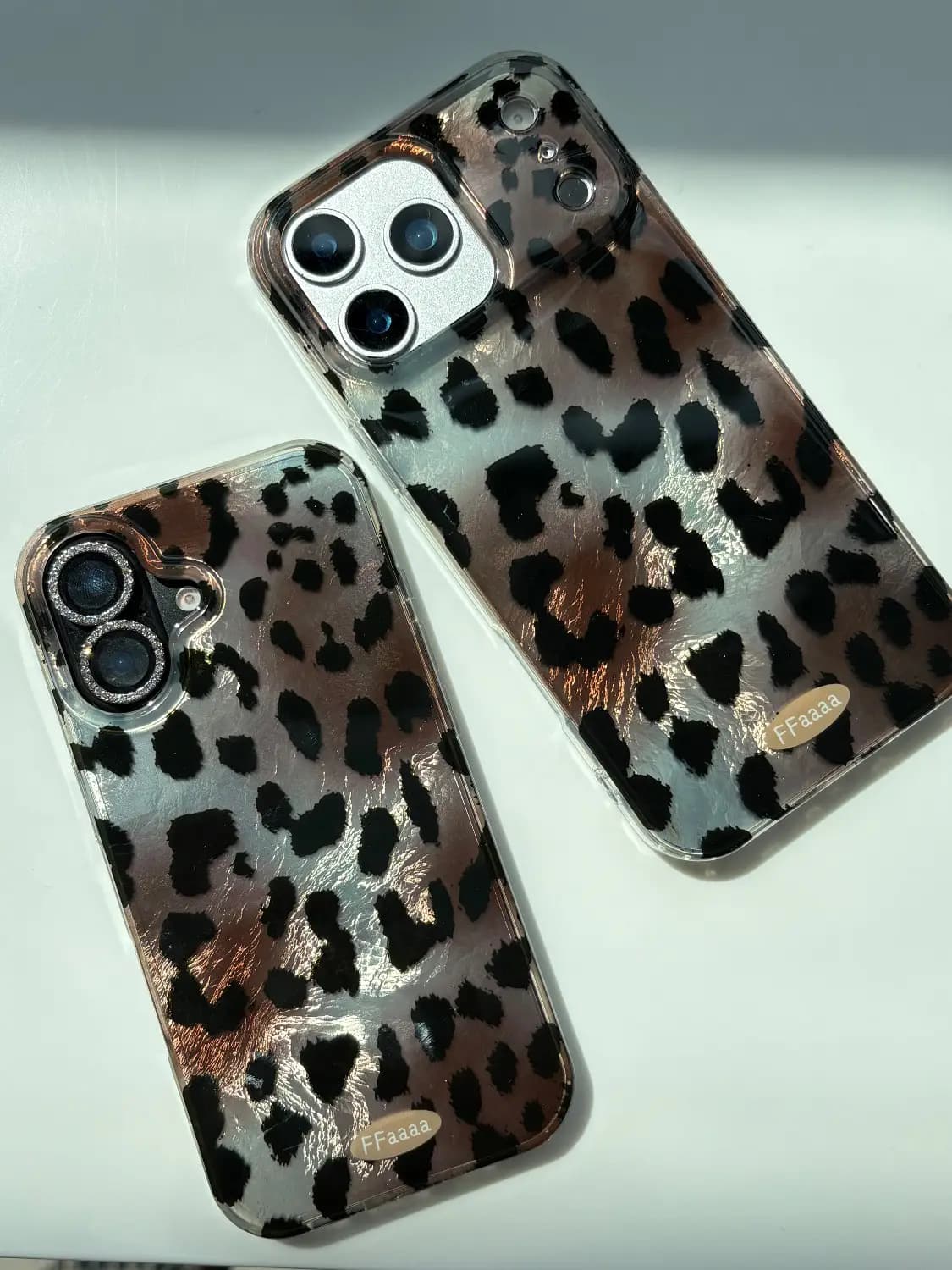 قاب گوشی آیفون FFaaaa Panther SHEIN پلنگی — تصویر ۲