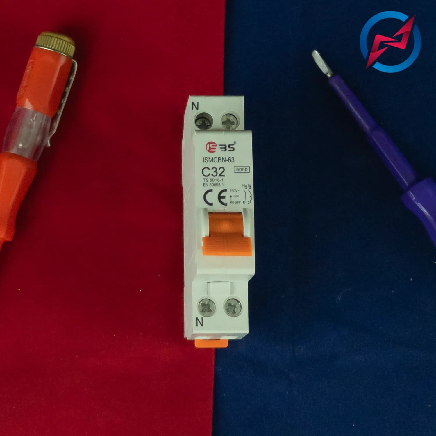 مینیاتوری تک پل+نول C-25A-6kA ISBS — تصویر ۳
