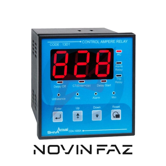 کنترل آمپر سه رلهای شیوا امواج CA3R-1000A