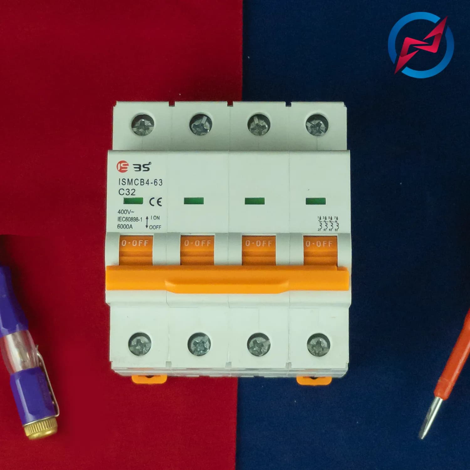مینیاتوری چهارپل پل C-40A-6kA ISBS — تصویر ۳