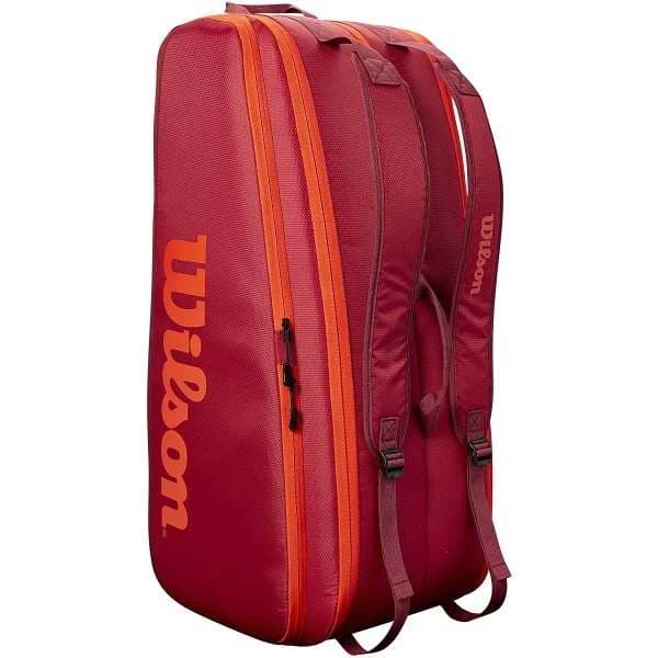 ساک تنیس ویلسون مدل Tour 12 Pack Maroon — تصویر ۳