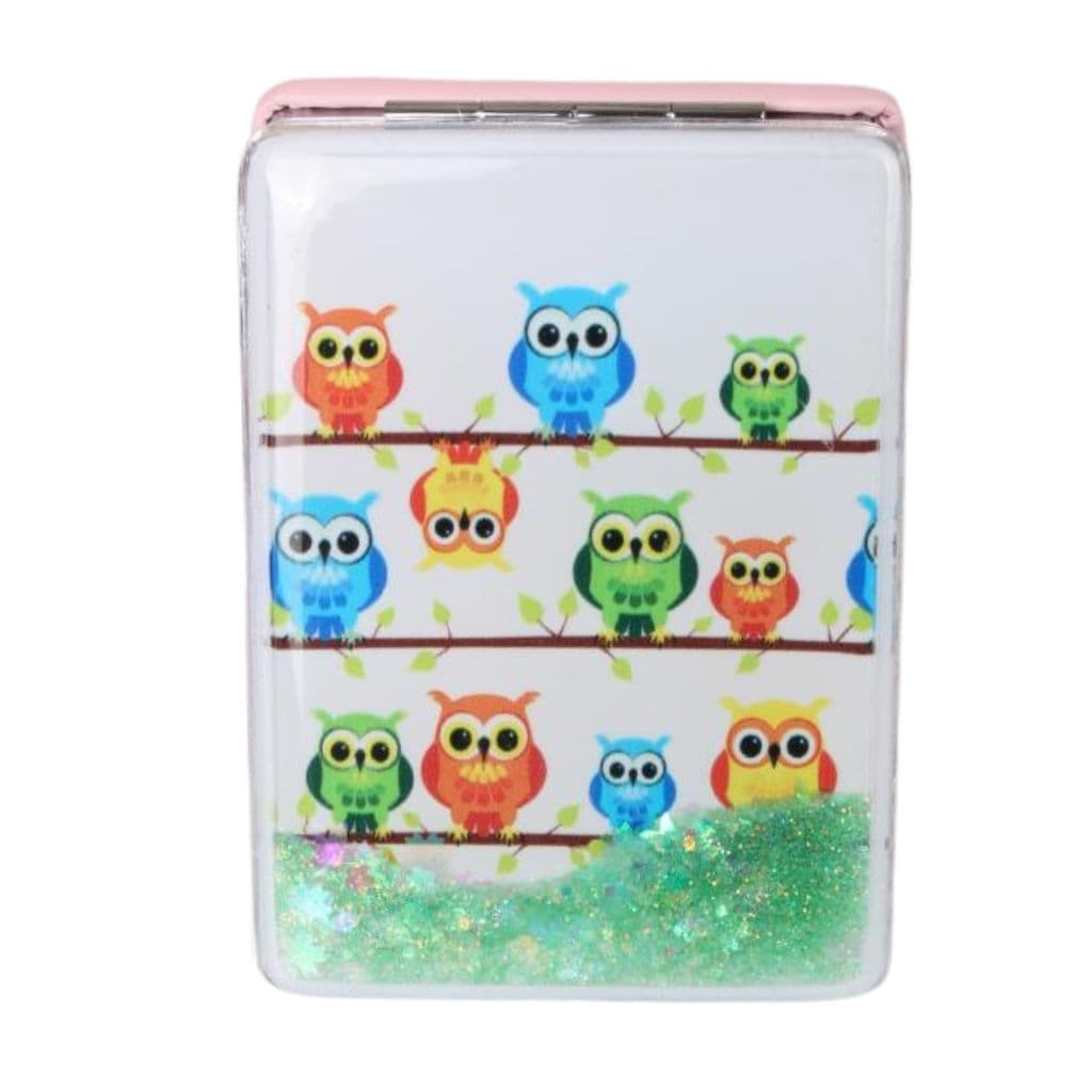 آینه جیبی آکواریومی مدل مستطیلی طرح ANIMALS کد A1212 — تصویر ۷