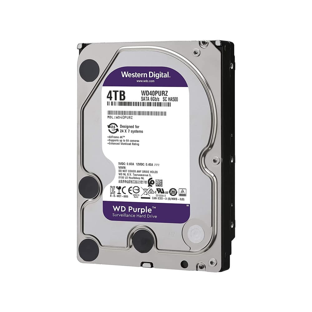 هارد 4 ترابایت بنفش وسترن دیجیتال Western Digital 4TB WD Purple