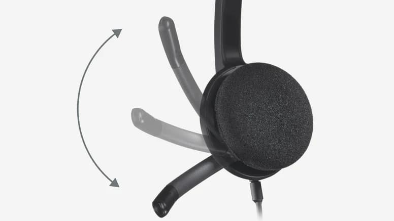 هدست لاجیتک مدل Logitech H340 USB Headset — تصویر ۸