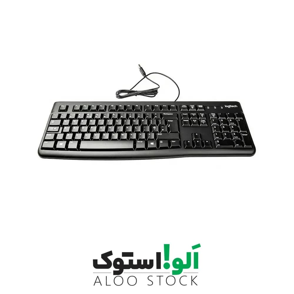 کیبورد سیمی لاجیتک مدل Logitech K120 Wierd USB Keyboard — تصویر ۸