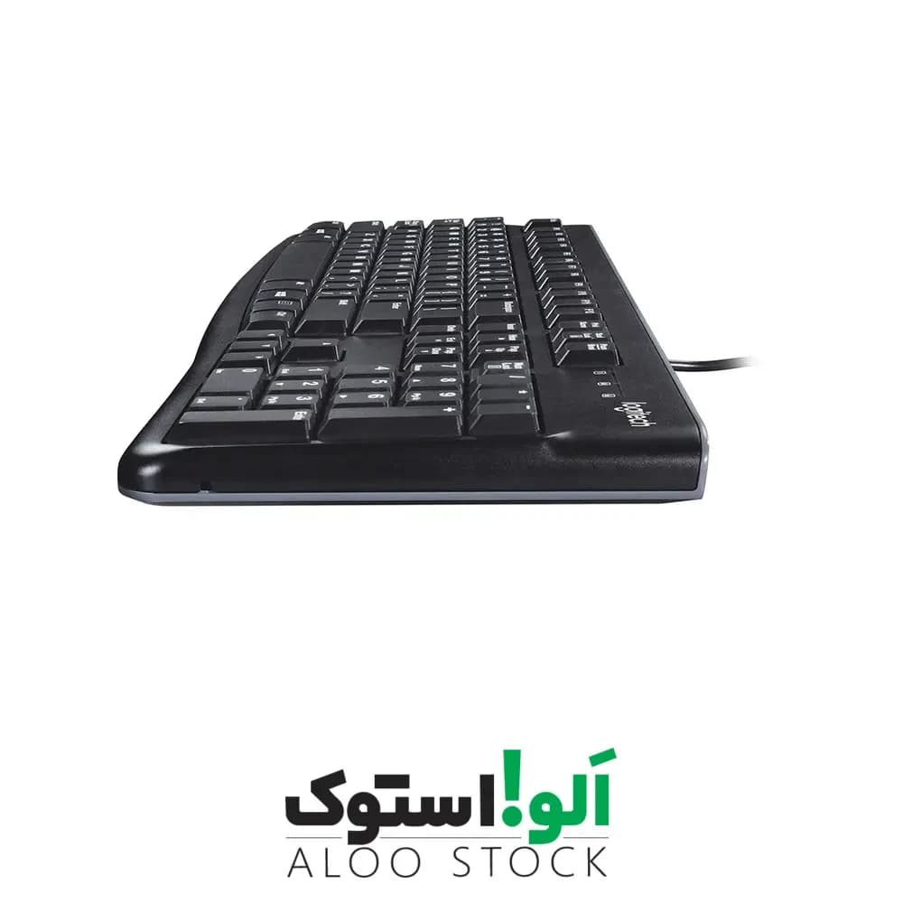 کیبورد سیمی لاجیتک مدل Logitech K120 Wierd USB Keyboard — تصویر ۹