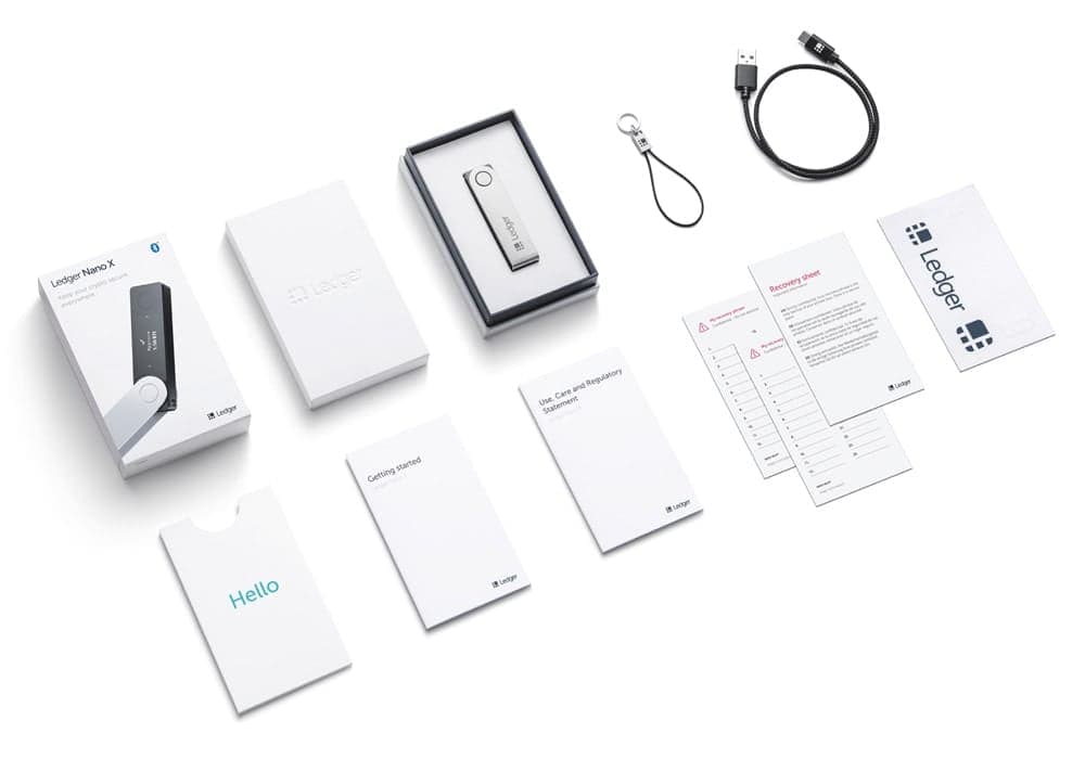 کیف پول سخت افزاری لجر نانو ایکس ledger nano x (پلمپ -ارسال فوری) — تصویر ۲