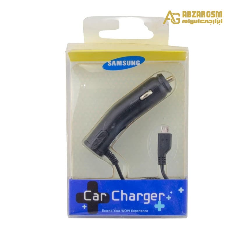 شارژر فندکی فنری خودرویی 12V/24V با خروجی Micro-USB طول 50cm — تصویر ۲