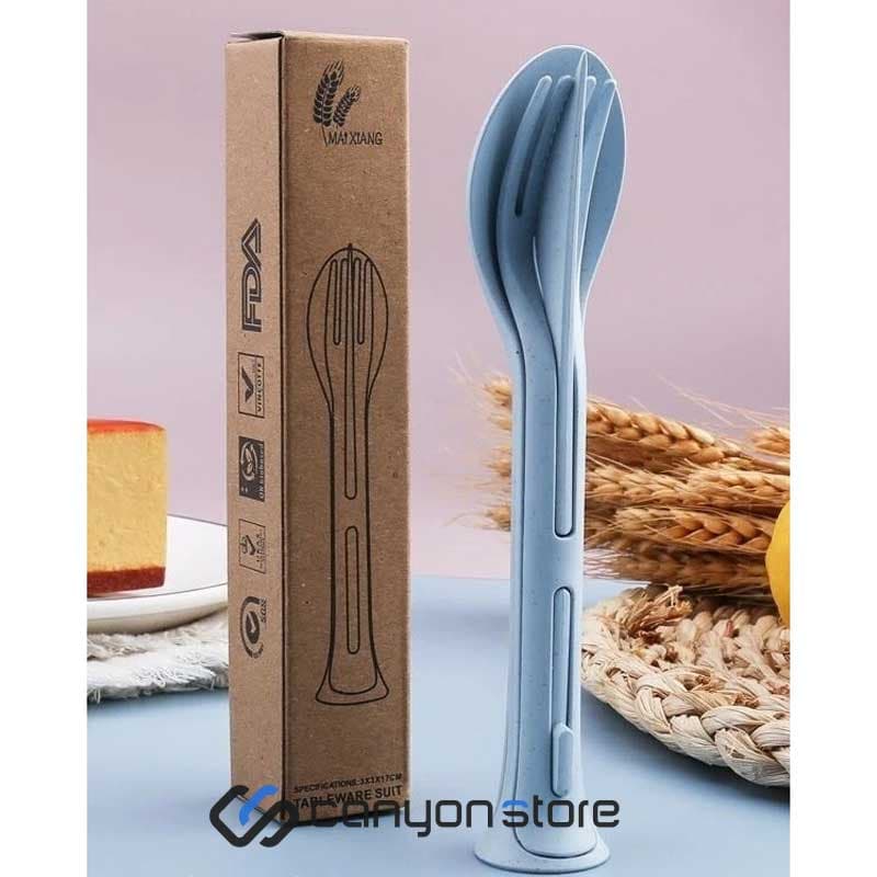 ست قاشق و چنگال چاقو سفری – Mai Xiang Travel Cutlery — تصویر ۵