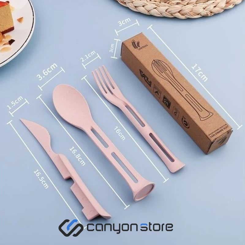 ست قاشق و چنگال چاقو سفری – Mai Xiang Travel Cutlery — تصویر ۲