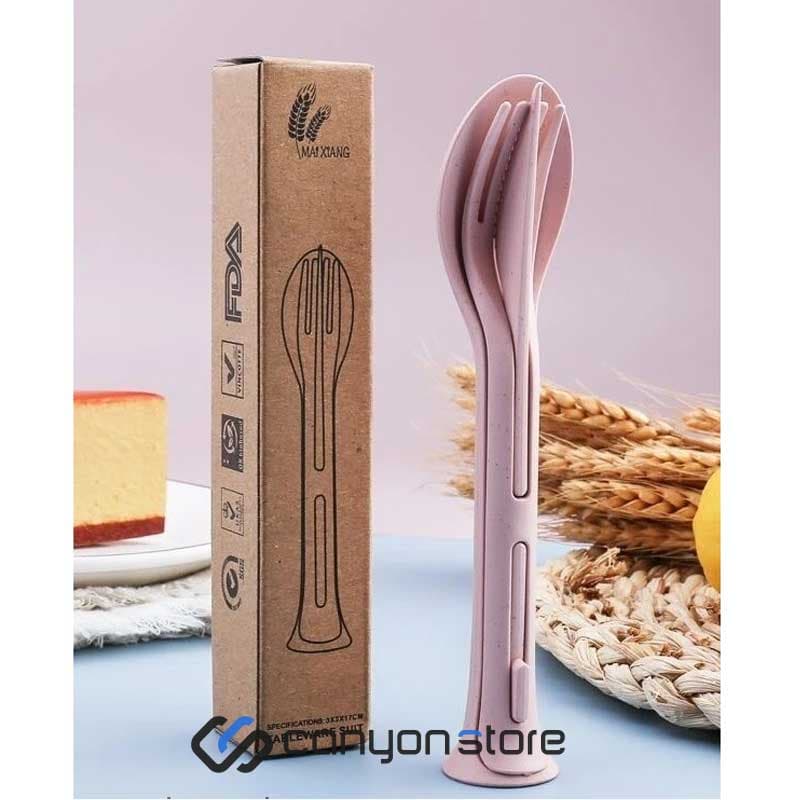 ست قاشق و چنگال چاقو سفری – Mai Xiang Travel Cutlery — تصویر ۴