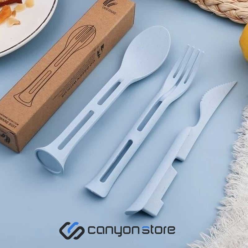 ست قاشق و چنگال چاقو سفری – Mai Xiang Travel Cutlery