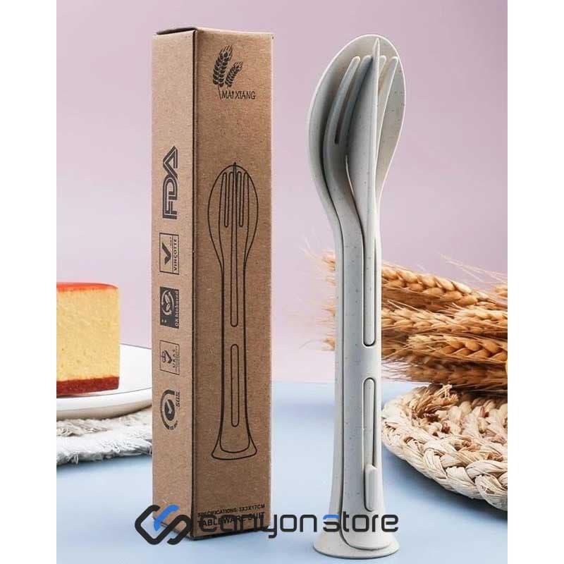 ست قاشق و چنگال چاقو سفری – Mai Xiang Travel Cutlery — تصویر ۷