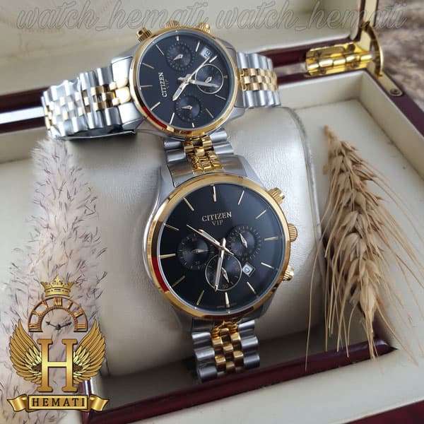 ساعت سیتیزن VIP ست زنانه و مردانه سه موتوره CTST117 — تصویر ۲