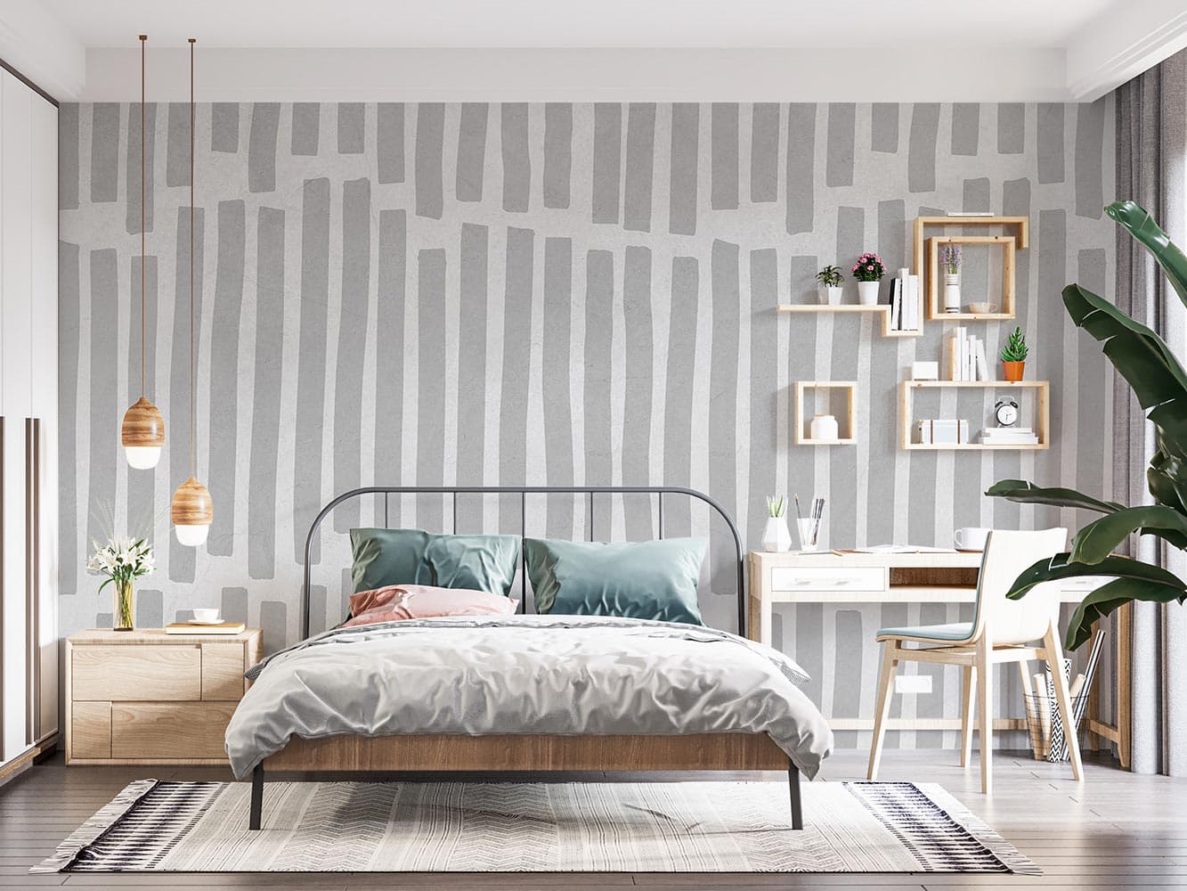 پوستر دیواری پسرانه راه راه W10219000