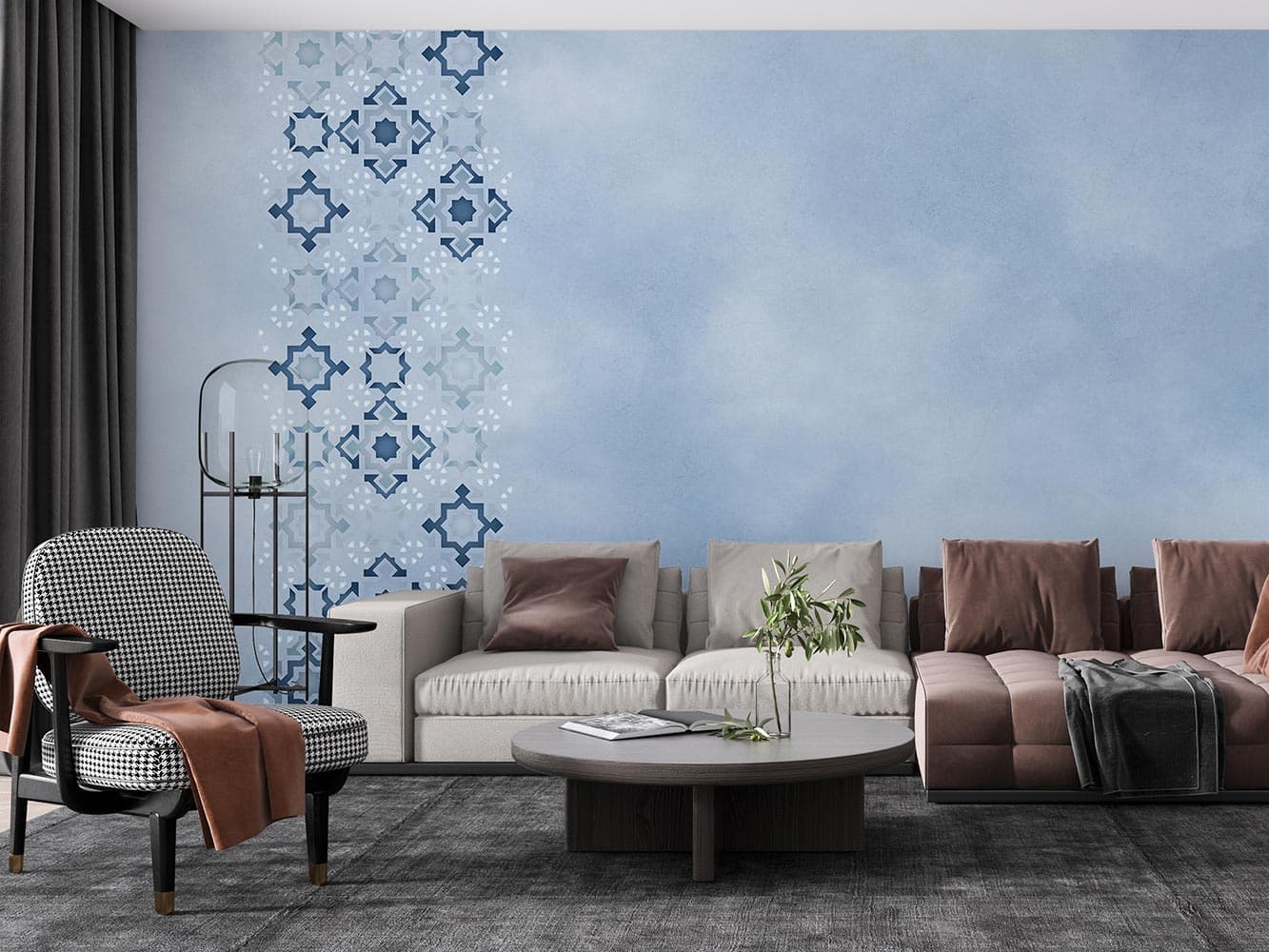 کاغذ دیواری اسلیمی سنتی W10196000