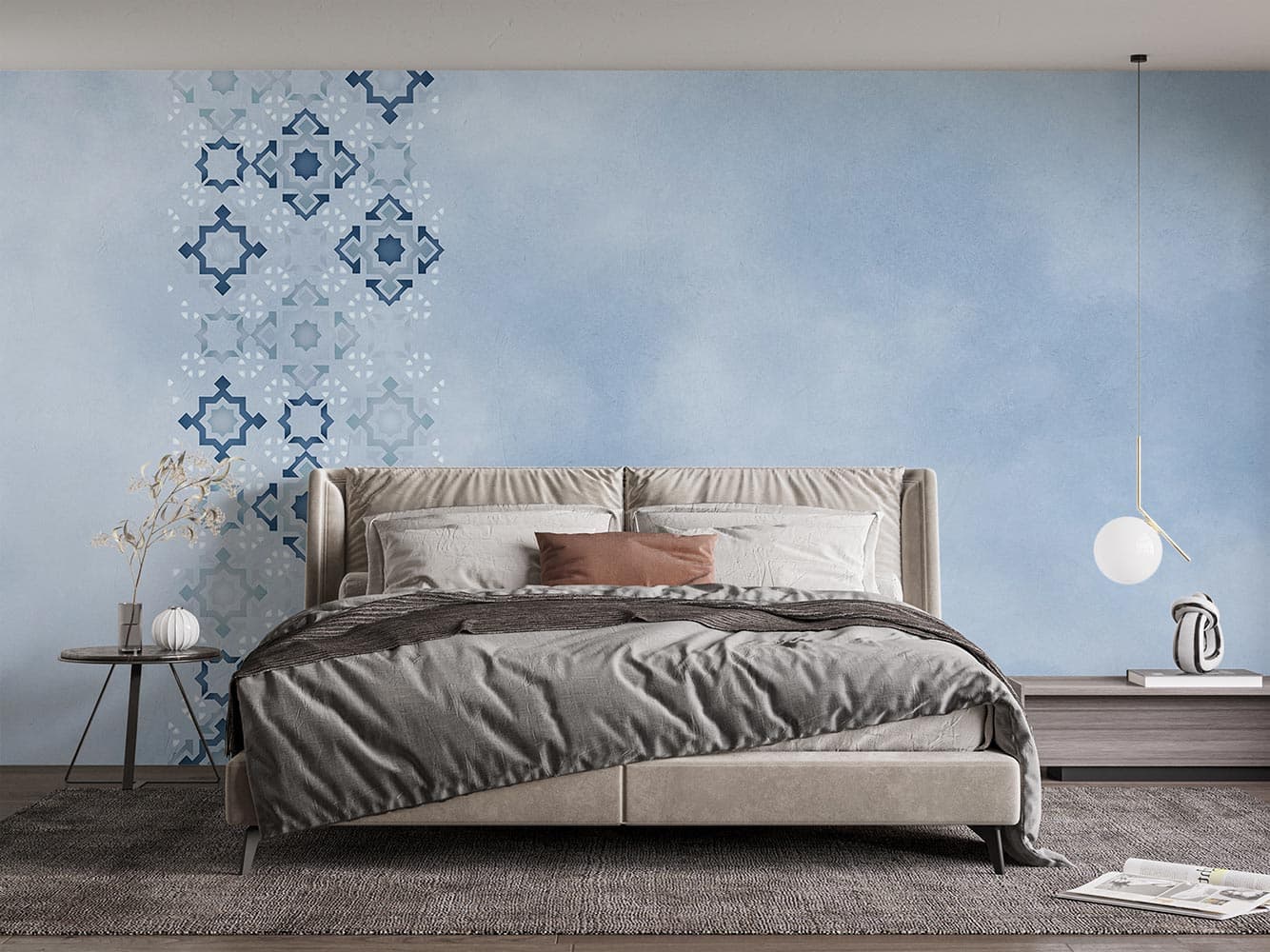 کاغذ دیواری اسلیمی سنتی W10196000 — تصویر ۳