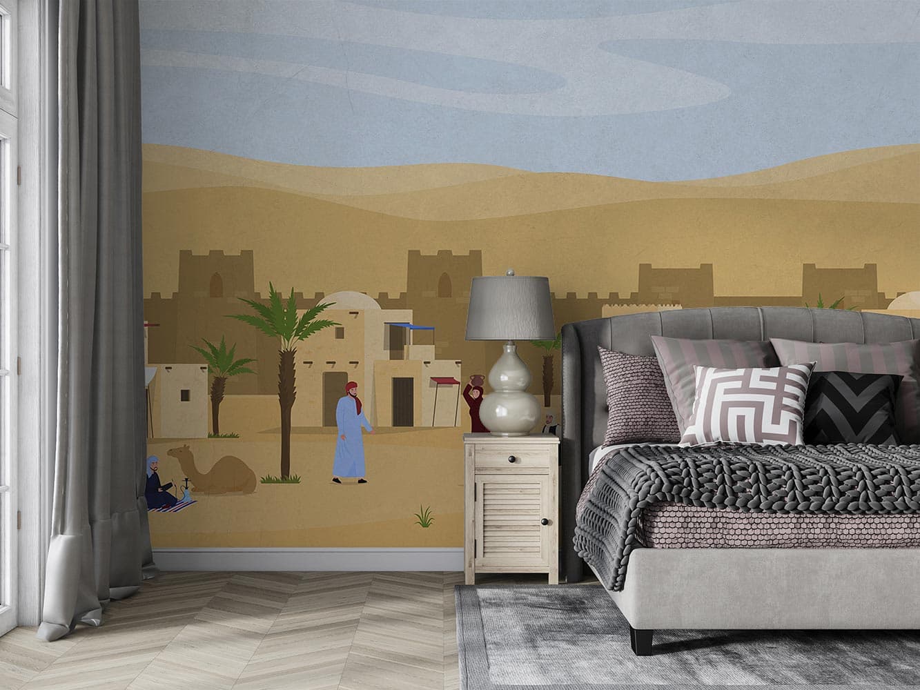 پوستر دیواری شهر روستا عرب W10186300 — تصویر ۲