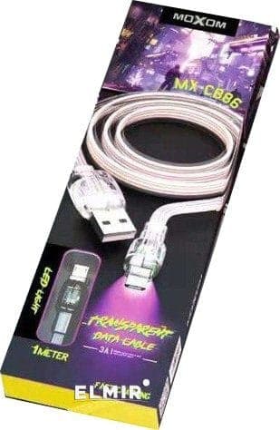 کابل شارژ اندرویدی میکرو MOXOM مدل MX-CB86 MICRO — تصویر ۲