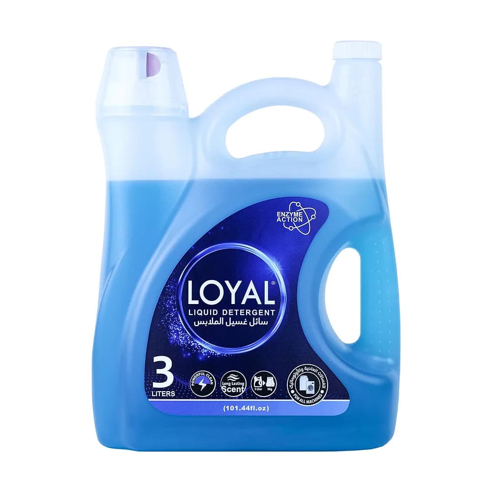 مایع لباسشویی لویال 3 لیتر | Loyal Liquid Detergent Enzyme Action 3L