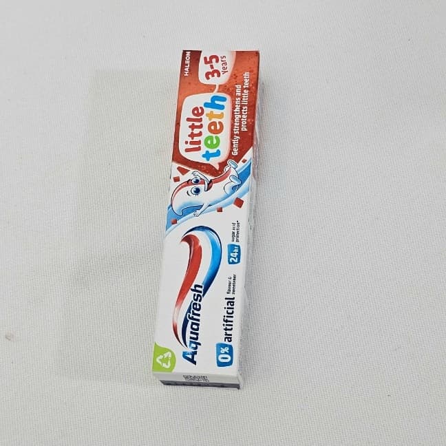 خمیر دندان کودک آکوافرش مناسب ۳ تا ۵ سال Aquafresh مدل Little Teeth حجم ۵۰ میل