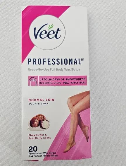 نوار موبر ویت مناسب پوست نرمال بسته 20 عددی | Veet Professional Normal Skin Wax Strip 20no