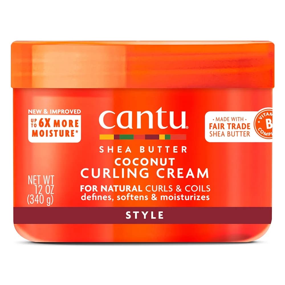 کرم مو کانتو مناسب موهای فر | Cantu Hair Coconut Curling Cream