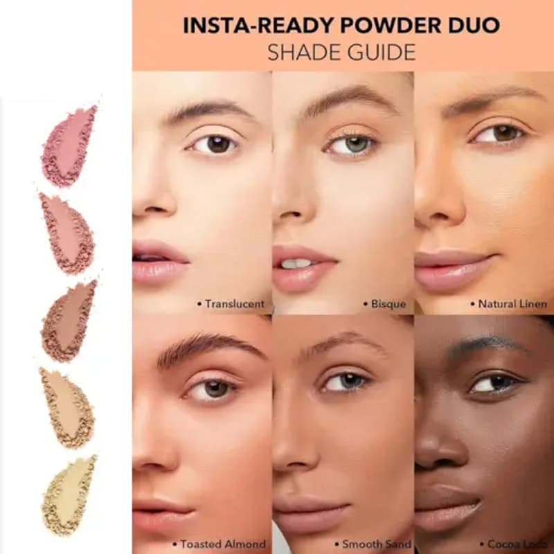 پودر فیکس دوکاره شیگلم مدل Insta-Ready – تثبیت آرایش — تصویر ۲