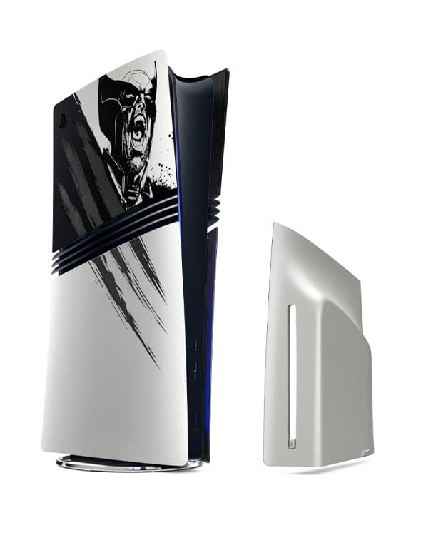 فیس پلیت اصلی طرح Marvels Wolverine Adamantium برای PS5 Slim