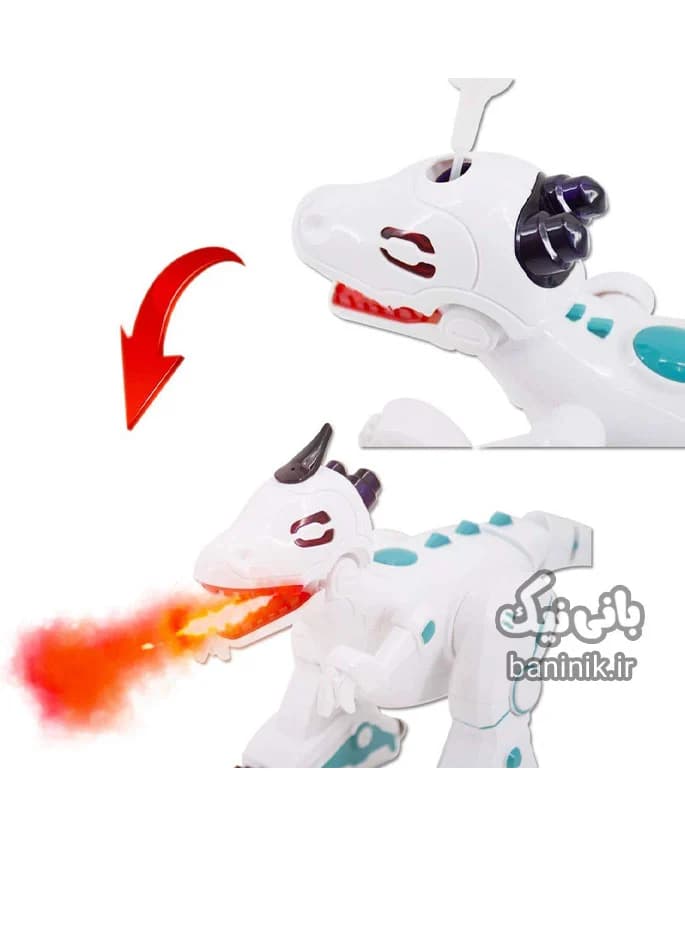 اسباب بازی ربات کنترلی دایناسور سری Smoke Effect — تصویر ۲