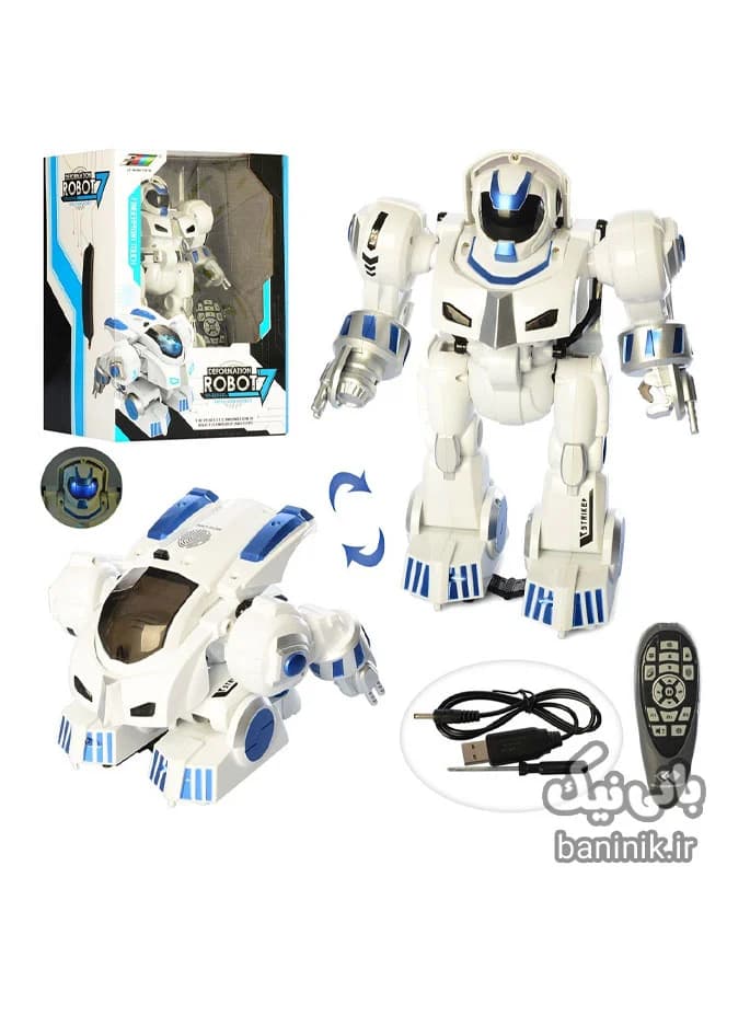 ربات کنترلی تبدیل شونده K4 مدل ROBOT 7 — تصویر ۵