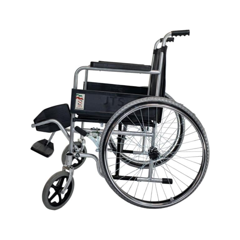 ویلچر تاشو جی تی اس مدل 809R پره فلزی — تصویر ۲