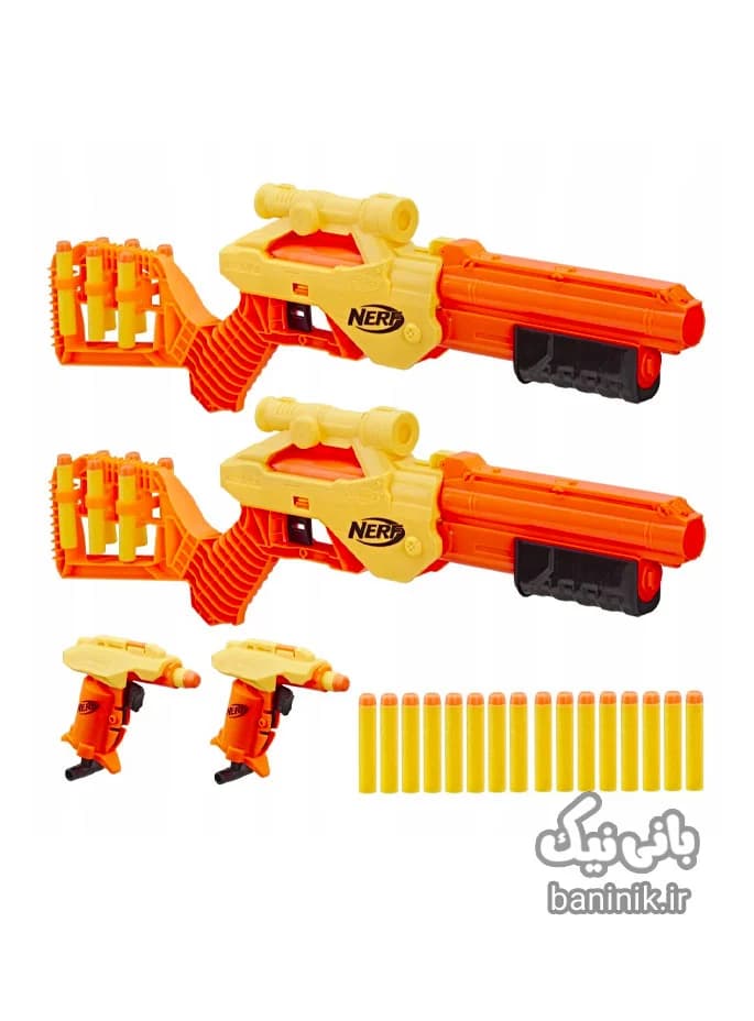 پک 4 تایی تفنگ های نرف Nerf E7579|Alpha Strike — تصویر ۲