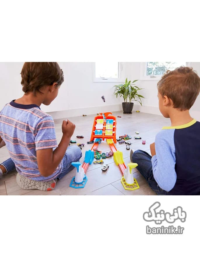پیست پرشی دوتایی هات ویلز Hot Wheels GBF89 — تصویر ۳
