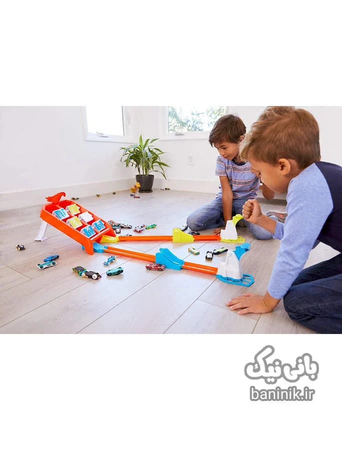 پیست پرشی دوتایی هات ویلز Hot Wheels GBF89 — تصویر ۴