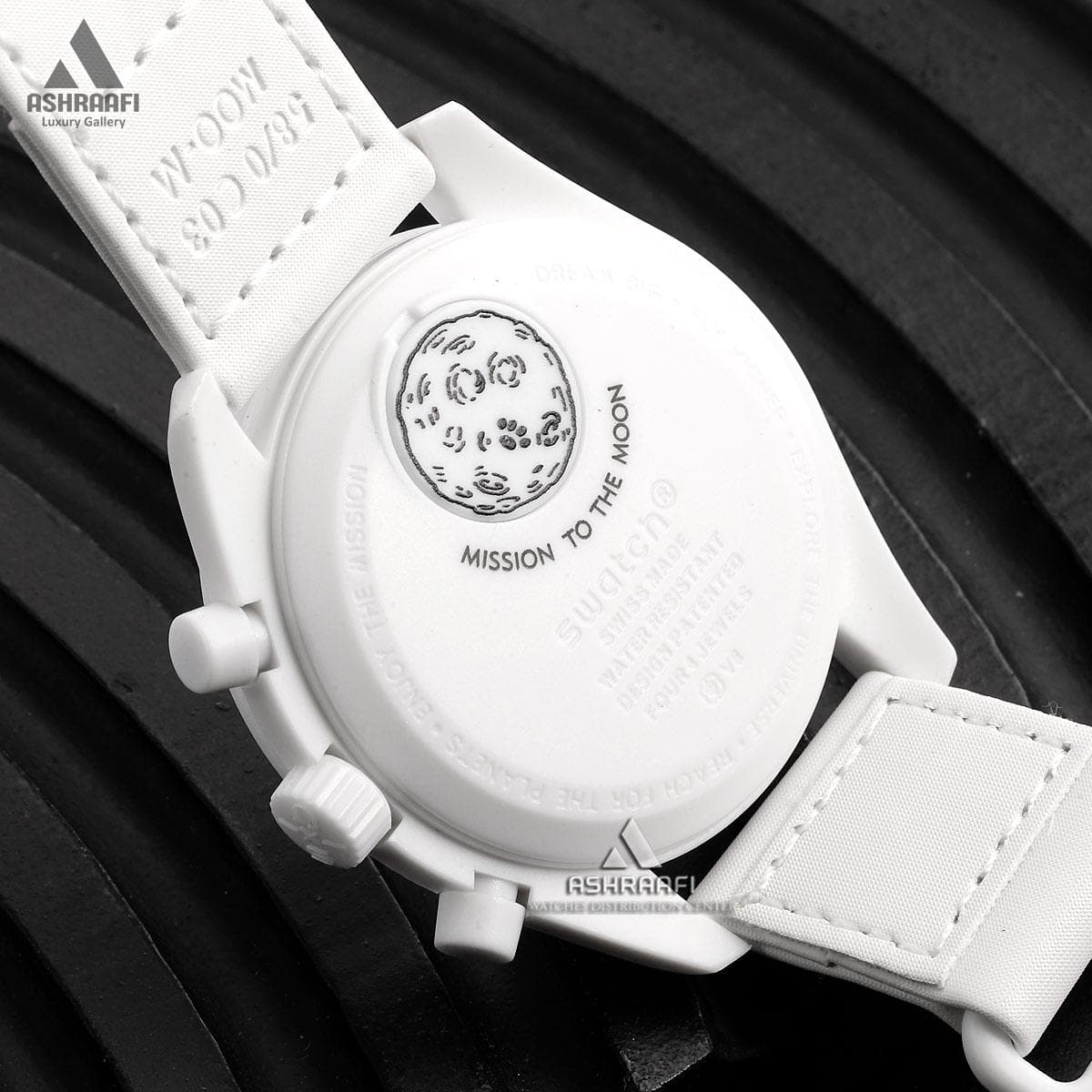ساعت امگا سواچ سفید Omega x Swatch Speedmaster M00-M — تصویر ۵