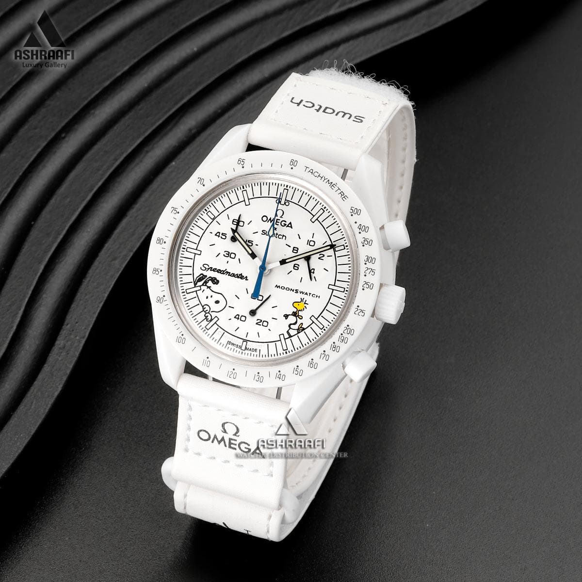ساعت امگا سواچ سفید Omega x Swatch Speedmaster M00-M — تصویر ۲