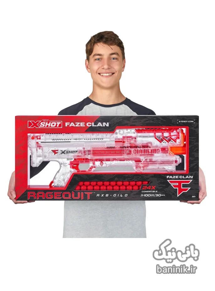 تفنگ بلستر ایکس شات مدل FAZE CLAN