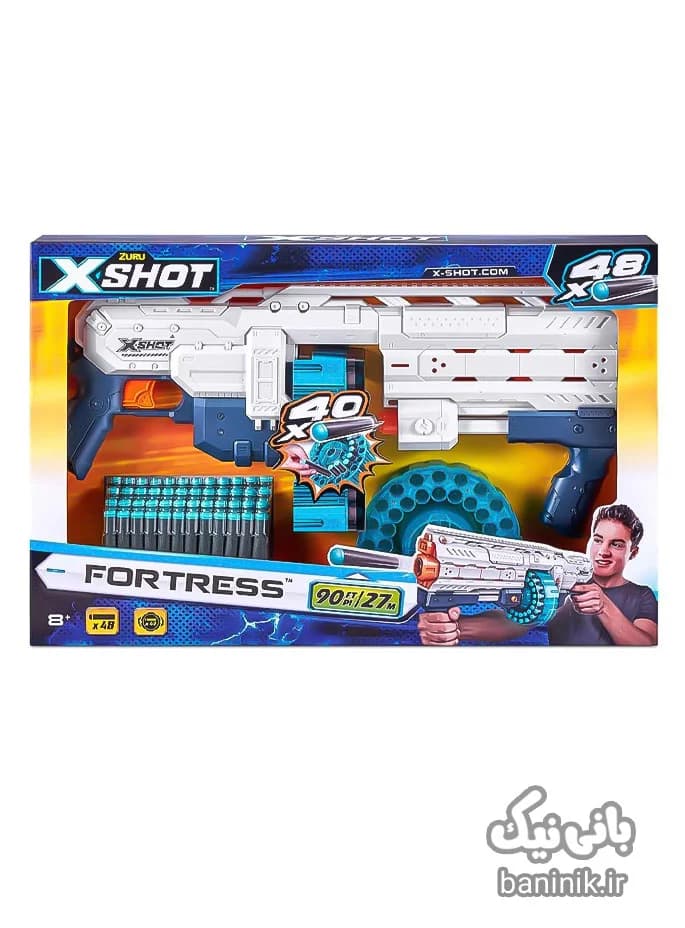 تفنگ بلستر ایکس شات مدل FORTRESS