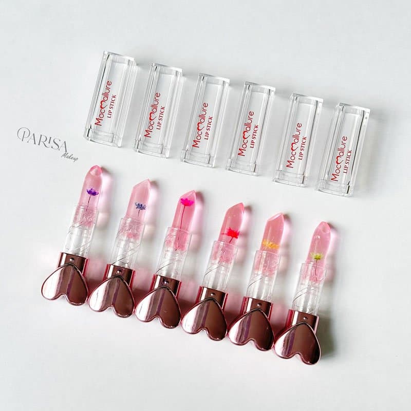 بالم لب حرارتی قلب شیشه ای Moc Allure کد 092