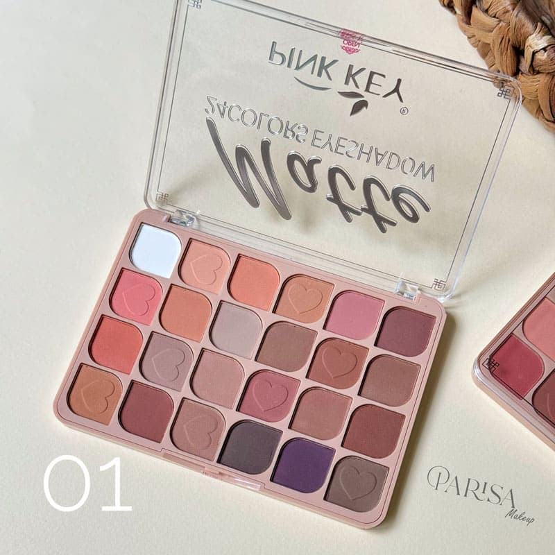 پالت سایه 24 رنگ Pink Key(7102) — تصویر ۲