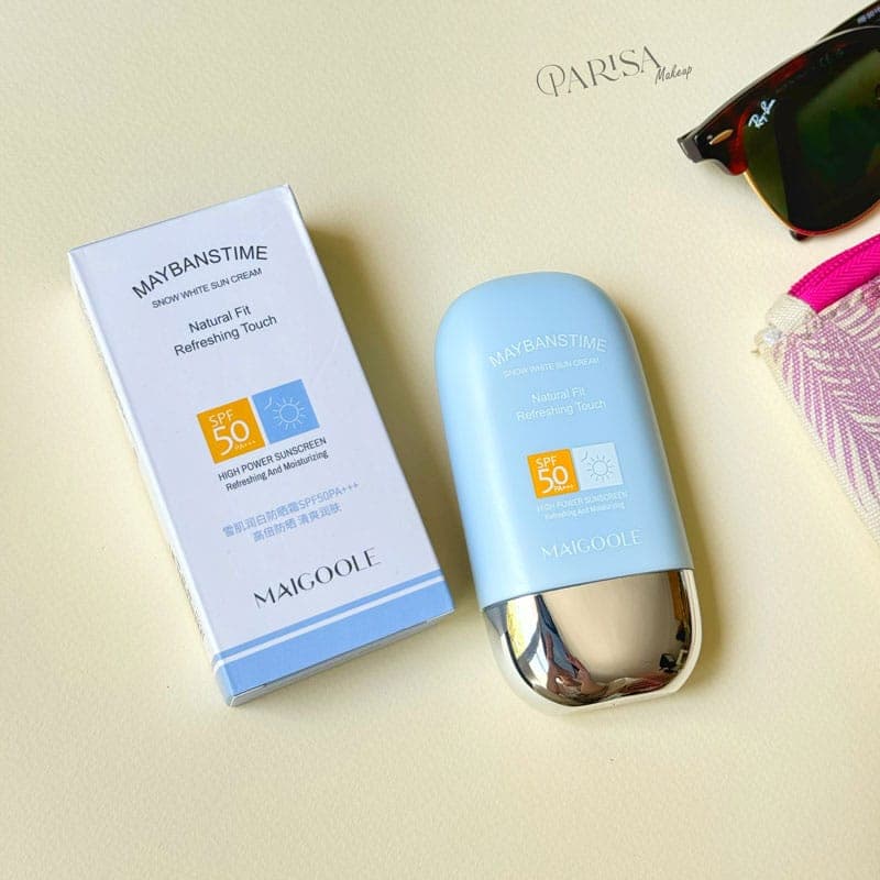 ضدآفتاب روشن کننده Maigoole مدل Maybanstime(SPF 50) — تصویر ۲