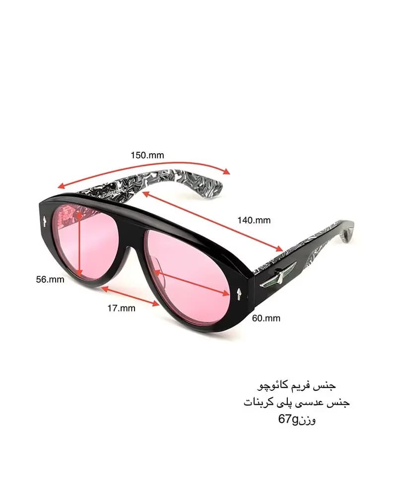 عینک آفتابی اسپرت ژاک ماری مدل JACQUESMARIE MAGE BANDIT — تصویر ۴