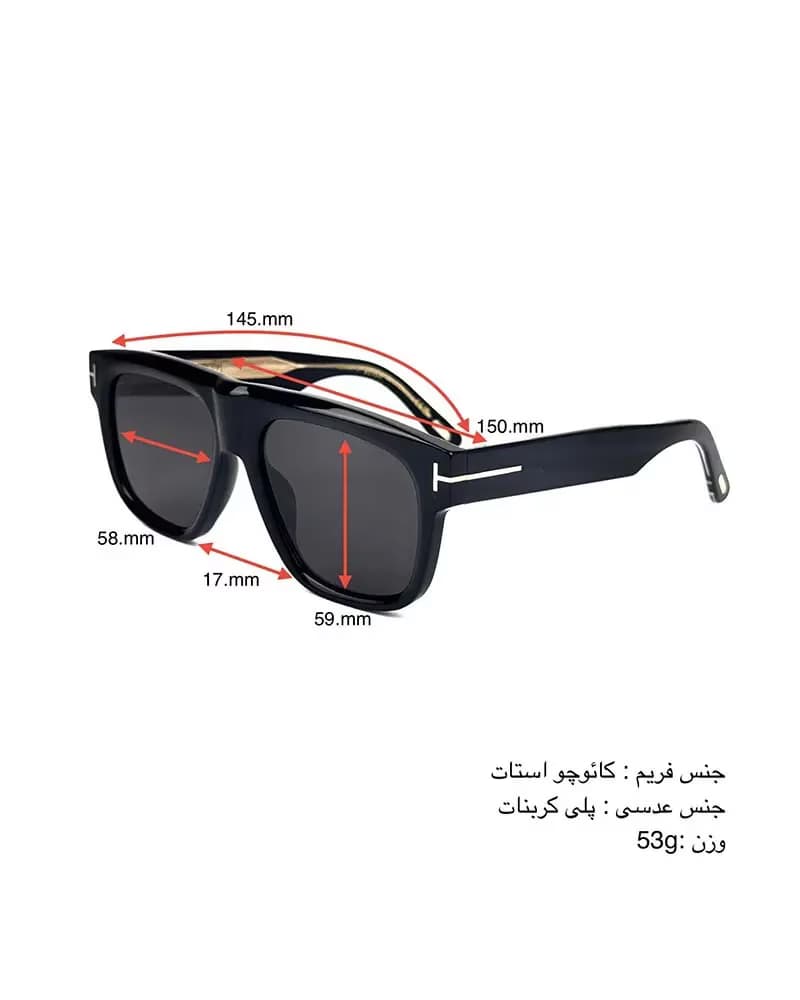 عینک آفتابی اسپرت تامفورد مدل Tom Ford FT1201 — تصویر ۶