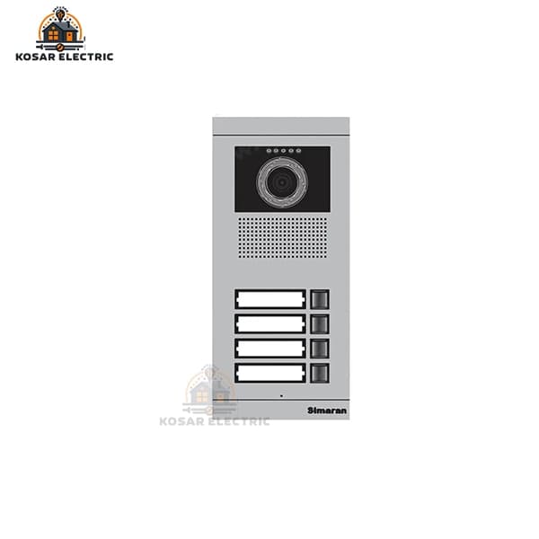 پنل آیفون تصویری 4 واحدی فرداد سیماران VFBC4